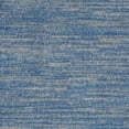 thumbnail image 5 of HomeRoots 479796 2 x 4 ft. Blue & Gray Striped Non Skid Indoor & Outdoor Runner Area Rug, 5 of 5
