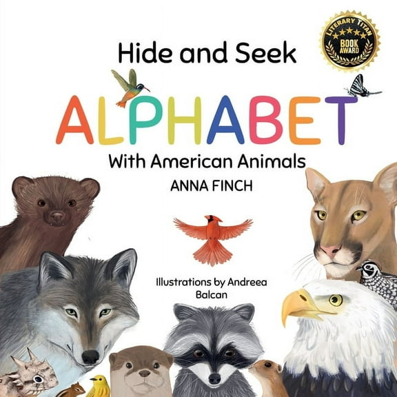 Hide and Seek Alphabet With American Animals, (Paperback)