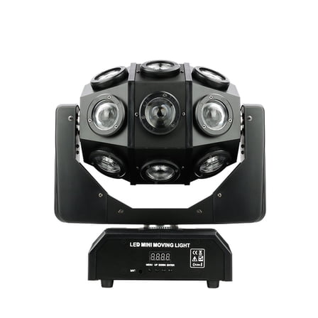 LED Bee Eye Moving Head Light 18X12W RGBW 4in1 Professional Stage Light Whirlwind Par DJ Beam Wash Effect Light Birthday Dance