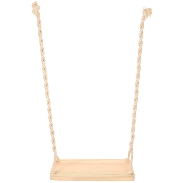 ColoMX Accesorio de columpio de madera, accesorio delicado para fotografía de bebé, columpio decorativo para sesión de fotos