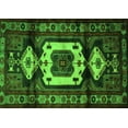 thumbnail image 1 of Ahgly Company Indoor Rectangle Persian Green Traditional Area Rugs, 3' x 5', 1 of 1