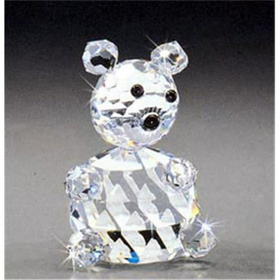 Asfour Crystal 628-50 2.63 L x 3.34 H in. Crystal Bear Animals Figurines