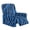 Blue Zebra Stripe, variant on Xoenoiee Daisy Flower Print Recliner Slipcover Stretch Reclining Chair Covers 4 Pieces Non Slip Recliner Sofa Slipcovers with Pockets Fitted Sofa Couch Cover Lazy Boy Chair Cover for Pet Kid