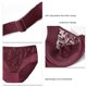 thumbnail image 4 of Conjunto de bragas de sujetador para mujer, sujetador de encaje con aros, ropa interior de cintura alta elástica para uso diario y citas, 4 of 5
