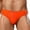 Single Side Tie/Fluorescent Orange, variant on Men Swimsuit Athletic Solid Bikini Briefs Surf Board Swim Short Summer Hot Low Rise Swimwear Training Bathing Suit Beachwear Side Lace Up Swimming Trunks
