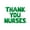 Green, variant on Letter Balloons - THANK YOU NURSES 16" Inch Alphabet Letters Foil Mylar Balloon Nurse Appreciation Party Banner (Pink)