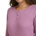 thumbnail image 4 of Jockey Women's Long Sleeve Waffle Henley, 4 of 5