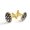 Color 1, variant on Men's Classic Stainless Steel, Skull Head Pattern Cufflinks Business Wedding Shirts, Golden