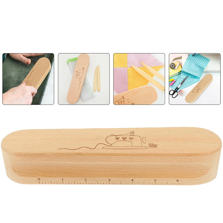 DOITOOL tailor clapper wood clapper sewing clappers wooden flattening tool  wooden quilter block seam clapper sewing quilting tool clapper sewing tool