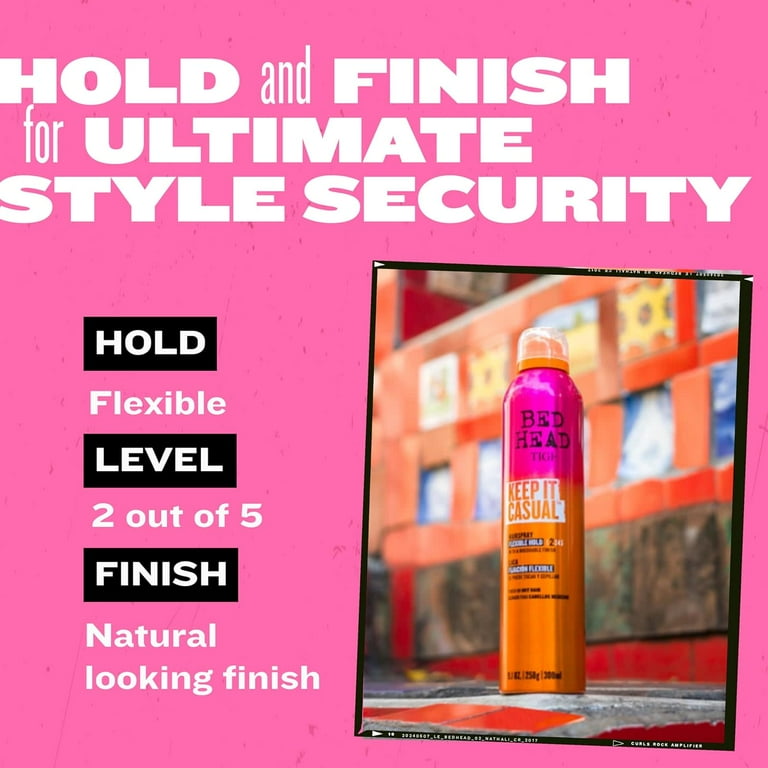 Bed Head TIGI Keep It Casual Unisex Flexible Hold Hairspray 12.1