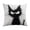 D, variant on Cute Cat Pillow Covers, Black Cat Line Art Doodle Cartoon Throw Pillows Cover, Sofa Couch Pillow Cases for Farmhouse Indoor Home Decor (18x18in)