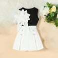 thumbnail image 6 of Amidoa Boys Summer Outfits Short Sleeves Cotton T-Shirts and Kids Summer Performance Suit Clothing Set White Size 5T, 6 of 8