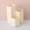 Beige, variant on 3 Lattices Cosmetic Make-up Brush Storage Box Table Organizer Make Up Tools Box