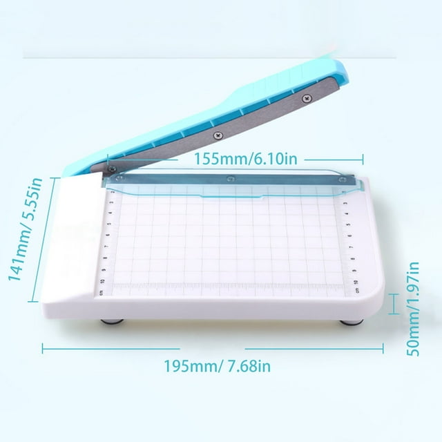 JJKBVCLO Paper Cutter 6 Inch Cut Length Small Paper Cutter Non Slip Paper Trimmer Compact And Portable Curved Strip Paper Cutters For Cutting Craft Paper Card And Photo
