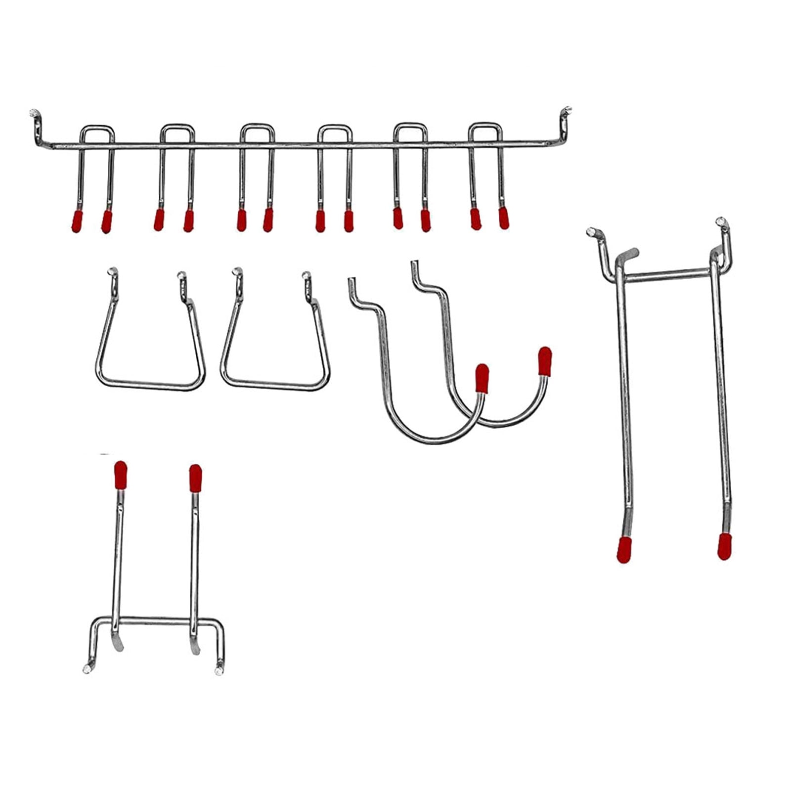 114 Pieces Pegboard Hook Set with Bins Sturdy Metal Tool Organizers for Craft Room Garage And Workshop Storage