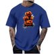 thumbnail image 1 of Blusas y camisas de manga corta y cuello redondo para hombre. Blusas/camisetas de manga corta con cuello redondo y estampado de Halloween para hombre. Blusa para hombre., 1 of 4
