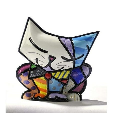 Romero Britto Mini Sugar Cat Figurine