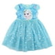 thumbnail image 1 of Vestido para niños con patrón de dibujos animados, vestido de verano para niña de una pieza de manga corta (azul claro 130), 1 of 10