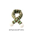 thumbnail image 3 of Pet Christmas Scarf with Pompom Decor Doggy Soft Bandana Warm Neck Accessories Holiday Dog Outfits for Cats Puppy Kitten and Small Dogs, 3 of 6