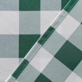 thumbnail image 4 of 3 Piece Semi Sheer Kitchen Curtains - Light Filtering Buffalo Plaid Tier and Valance Window Curtains Set, Forest Green and White, 52 W x 18 L (1 Panel) + 26 W x 36 L (2 Panels), 4 of 6