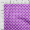 thumbnail image 2 of oneOone Cotton Flex Purple Fabric Geometrical Sewing Fabric By The Yard Printed Diy Clothing Sewing Supplies 40 Inch Wide, 2 of 4