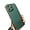 Green, variant on Designed for iPhone Case,Luxury Matte Pu Leather Crystal Camera Lens Protection Shockproof Protective Cover Phone Case (Green,iPhone 12)