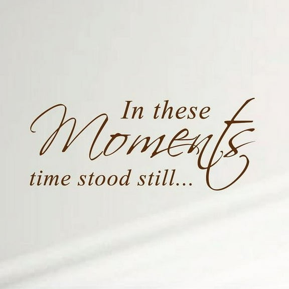 Innovative Stencils 'In These Moments Time Stood Still' Home Wall Decal
