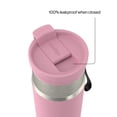 thumbnail image 4 of Contigo Water Bottle, 28 Oz, Stainless Steel, Vacuum Insulated Leakproof, DualSip 2-Way Lid, Pink Diamond, 4 of 8