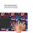 thumbnail image 5 of Xecao American With Lips Print Large Mouse Pad, 16x35.5in Mousepad, Professional Non-Slip Rubber Base Big Mouse Pad, Mouse Pad for Gaming & Office Full Desk Mouse Pad, 5 of 9