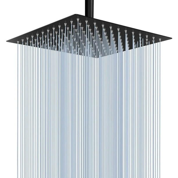 Cabezal de Ducha de Lluvia - Cabezal de Ducha de Lluvia de Gran Caudal Hecho de Acero Inoxidable 304 - Reemplazo Perfecto para el Cabezal de Ducha de su Cuarto de Baño