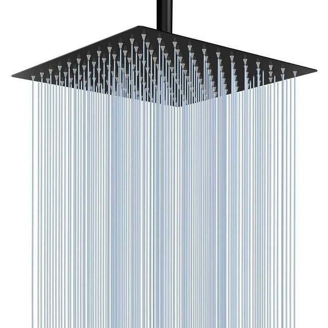 Cabezal de Ducha de Lluvia - Cabezal de Ducha de Lluvia de Gran Caudal Hecho de Acero Inoxidable 304 - Reemplazo Perfecto para el Cabezal de Ducha de su Cuarto de Baño