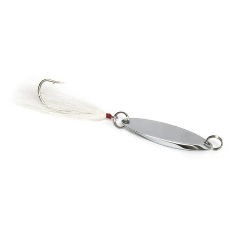 Sea Striker SS-01CHWT SS Casting Spoon 1oz Bucktail Chrome