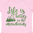thumbnail image 4 of Inktastic Life's Better Mountains Girls Baby Bodysuit, 4 of 5