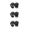 thumbnail image 3 of Guantes de fitness Yuarrent 2 uds medio dedo Negro L, 3 of 6