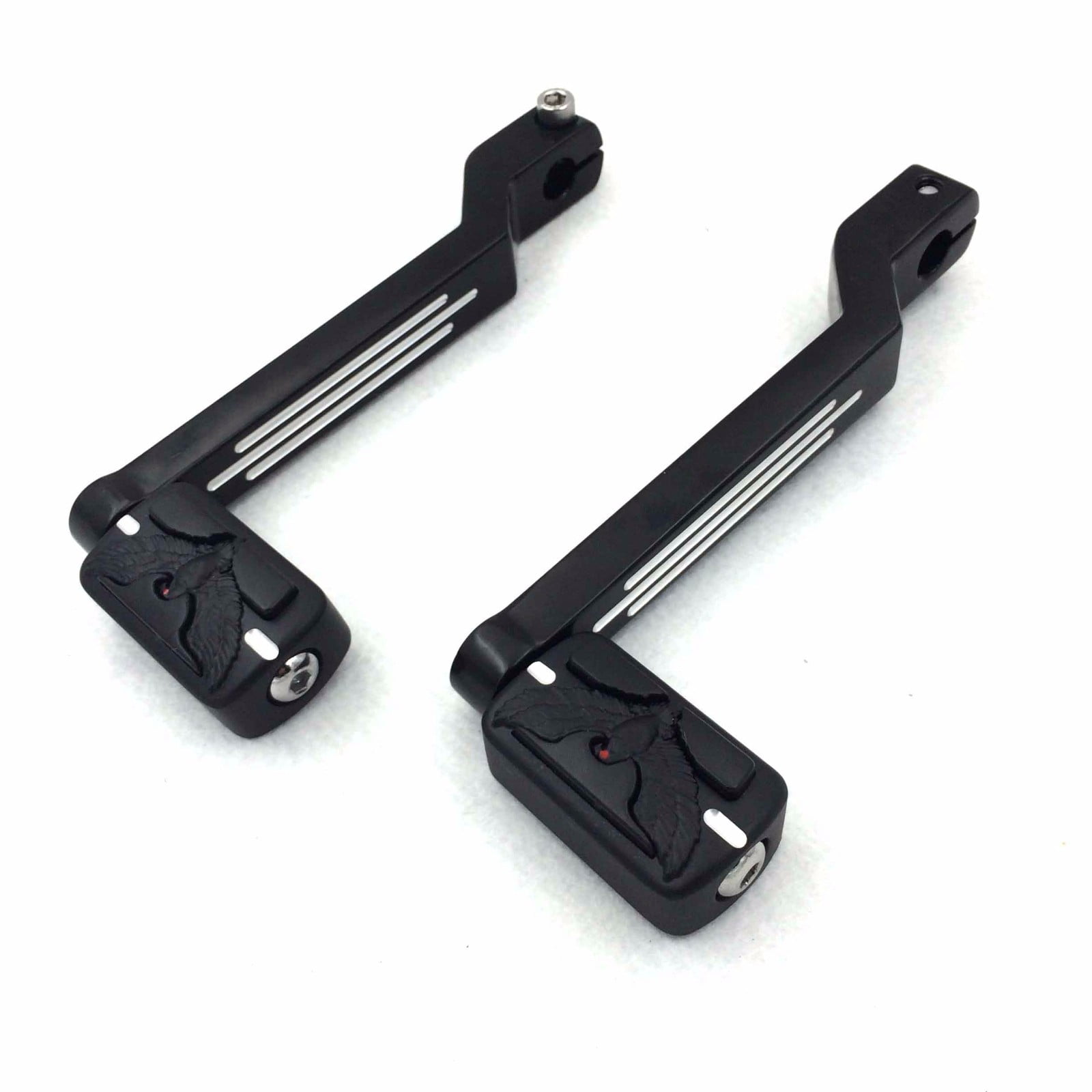 Black Heel/Toe Shift Lever and Eagle Shifter Peg For Harley Tour Glide 1988-2016 Black Heel/Toe Shift Lever and Eagle Shifter Peg For Harley Tour Glide 1988-2016