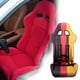 thumbnail image 4 of Hebilla De Arnés De Seguridad De Carreras De 4 Puntos Con Correa De 2 Pulgadas Material De Poliéster Duradero Cinturón De Seguridad De Kart De Coche De Carreras Ajustable De Liberación Rápida Yuarrent VI009162-03, 4 of 6