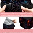 thumbnail image 4 of Spider Web Mini Trash Can for Car: Foldable, Leak-Proof with Lid, Hanging Storage Bag - Car Trash Bin, 4 of 6