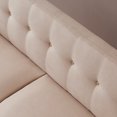thumbnail image 5 of Mid Century Modern Sofa, 79" Upholstered Sofa Couch, Beige, 5 of 8