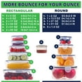 thumbnail image 2 of Contenedores de almacenamiento de alimentos RockBerry, 50 unidades, herméticos, 2,5 litros, 2 of 8