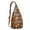 Orange, variant on "Mexican Day of the Dead Shoulder Bag, Floral Skeleton Print Crossbody Sling, Durable Water-resistant Chest Pack for Men, Retro Artistic Geometric Pattern Tactical Bag"