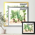 thumbnail image 4 of Designart 'Indoor Green Home House Plants in Pots I' Traditional Framed Art Print, 4 of 4