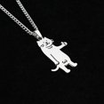 thumbnail image 1 of 2023 Hip Hop collar con colgante de acero de titanio para Mujeres Hombres lindo Kpop moda coreana garabato collar pareja regalo de fiesta, joyería, 1 of 5