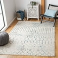 thumbnail image 2 of SAFAVIEH Tulum Glen Moroccan Geometric Area Rug, 6' x 9', Ivory/Turquoise, 2 of 7