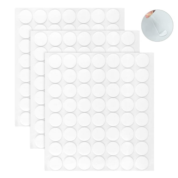 156 PCS Clear Sticky Dots, Glue Dots No Traces Adhesive Sticker