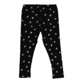 thumbnail image 2 of Legging Simply Basic Baby Talla 2 Negro Corazones para Bebé, 2 of 4
