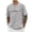 A1-Light Gray1498, variant on XIAONU Letter Print T Shirt for Men Crew Neck Short Sleeve Casual Blouse
