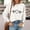 White, variant on Jacenvly Sweatshirts For Women Long Sleeve Heart-Shaped Print Womens Sweatshirts Crewneck Loose Casual Soft Warmth Pullover Sweaters For Women