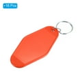 thumbnail image 3 of Vintage Motel Keychain Blank Hotel Keychains Retro Key Tag, Orange Red 16 Pack, 3 of 6