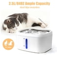 thumbnail image 3 of CAT 2.5L FUENTE DE AGUA CAT FUENTE DE ACERO Dispensador inoxidable de Agua Para Mascotas para Beber Fuente de Agua de Gato Auticica Cableada Con Ventana de Nivel de Agua, 3 of 7