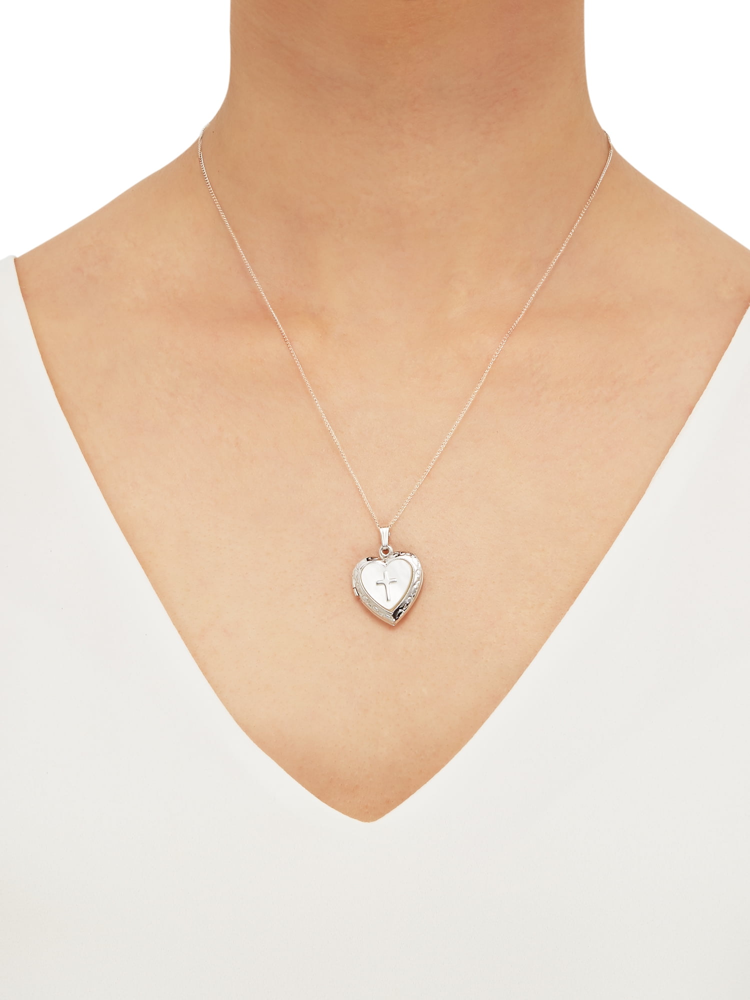 Free Shipping! Brilliance Fine Jewelry Sterling Silver Heart